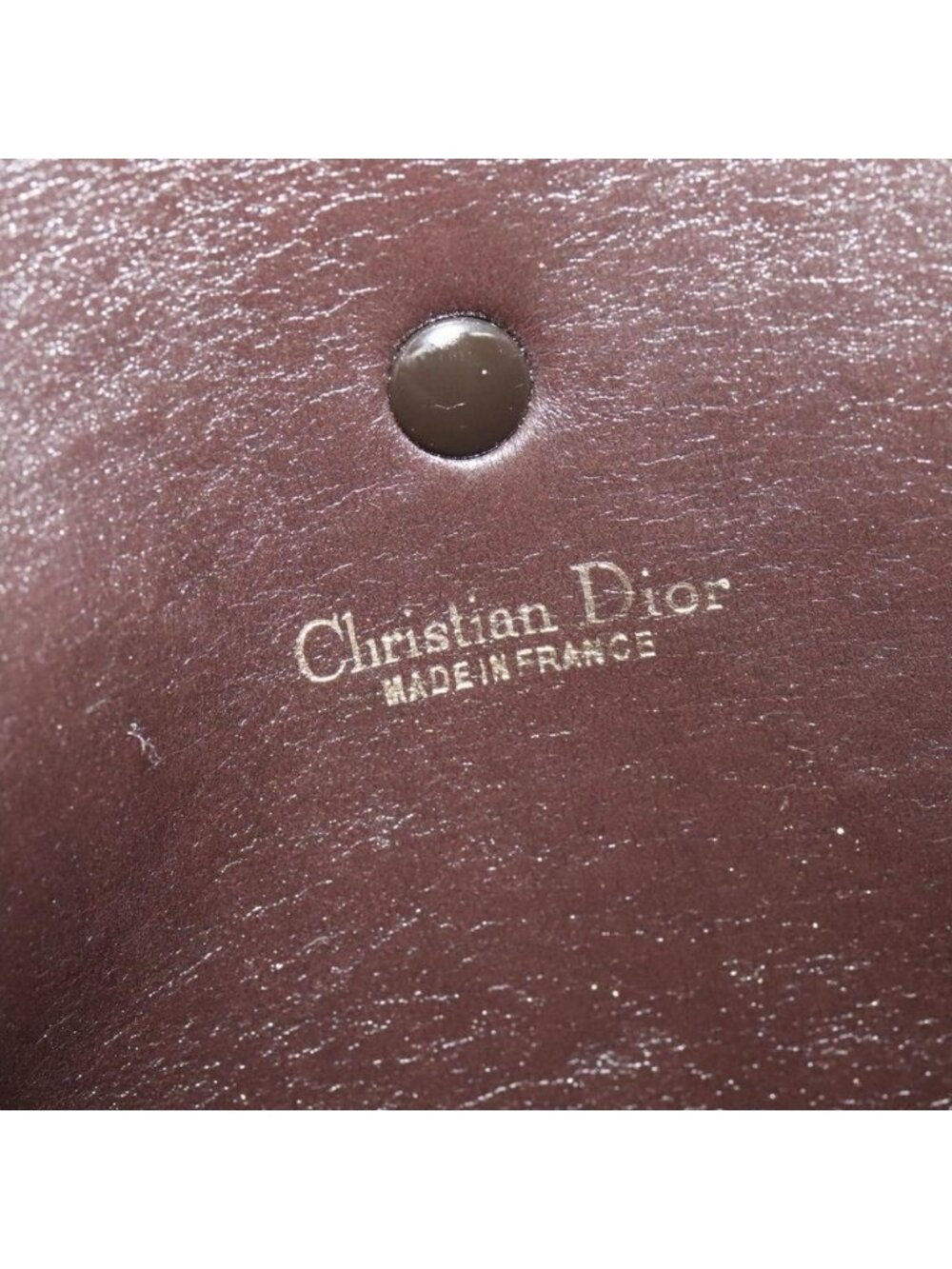 Authentic Christian Dior Trotter Canvas Shoulder Bag Brown Gold - Picture 6 of 16